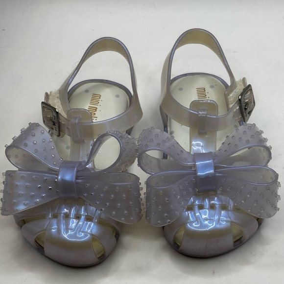 Mini Melissa Jelly Bow Sandal SZ 6 - Picture 2 of 6
